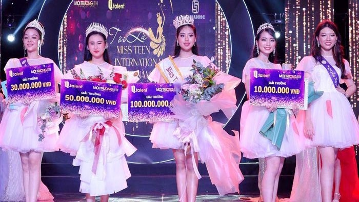 Gia Han crowned Miss Teen International Vietnam 2021